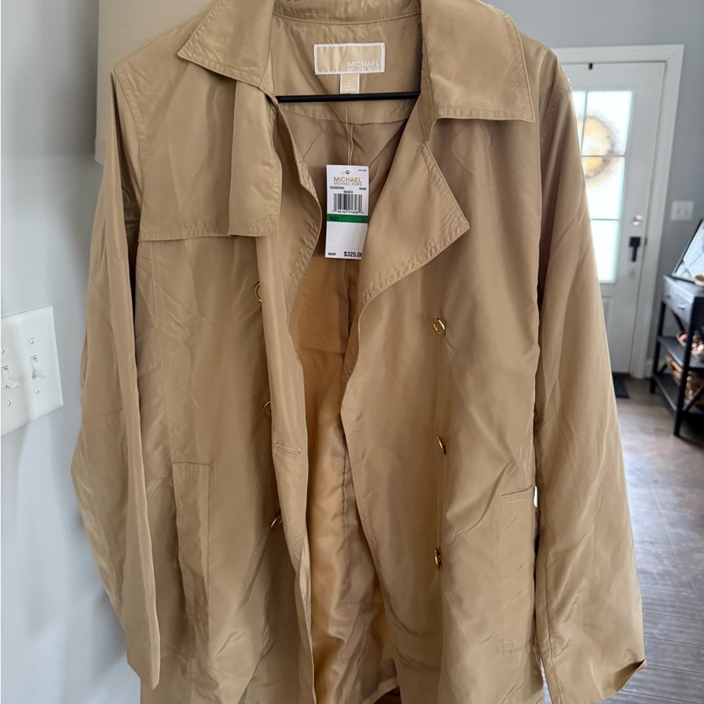 Michael Kors Tan Trench Coat